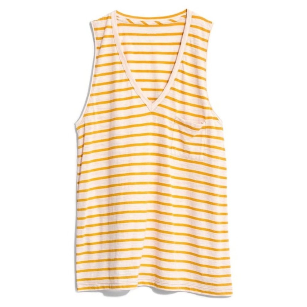 MADEWELL Whisper Cotton V-Neck Tank, NWOT, Sz XL - Picture 7 of 9
